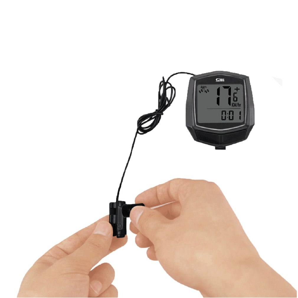 SUNDING SD-581A Vélo Filaire Ordinateur Compteur De Vitesse Odomètre Vélo Vélo Imperméable Mesurables Température Chronomètre