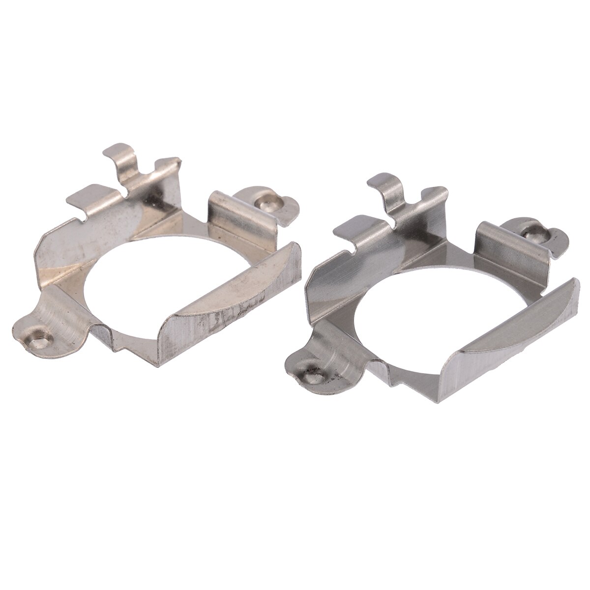 Til ford edge mercedes benz 2 stk  h7 led forlygte pære adapter holder holder i rustfrit stål b/c/ml klasse mayitr