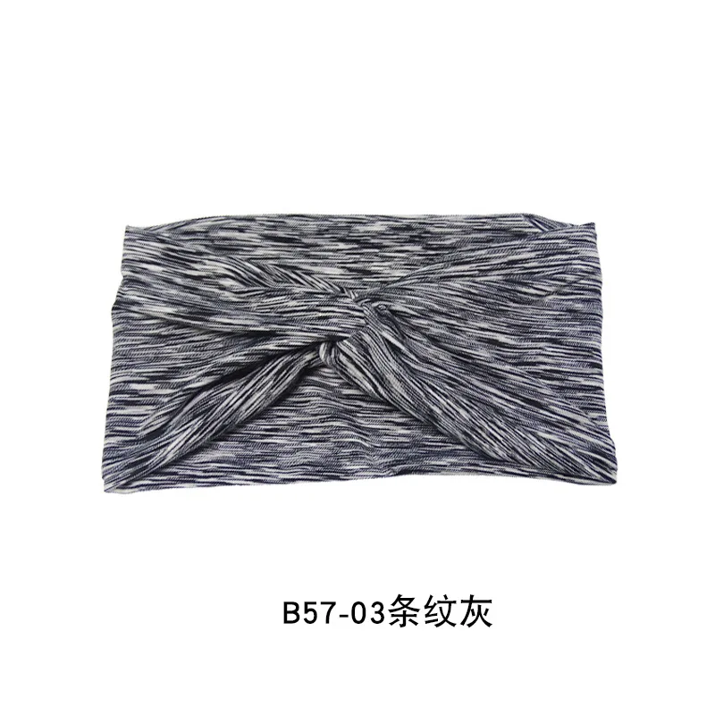 Cross Headband Solid Color Hairbands Women Girls Yoga Exercise Twisted Elastic Bandanas Hair Accessories Bandages: green