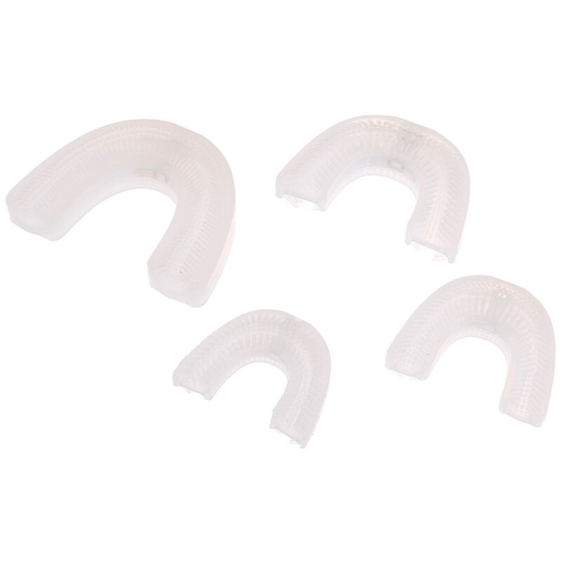Electric Toothbrush Head Sonic Clean Replacement Toothbrush Heads Silicone Brush Teeth Heads 360 Degree U Type Automatic