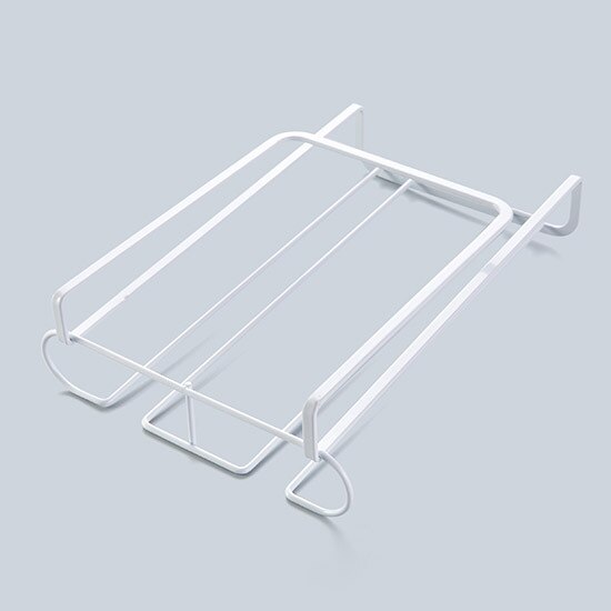 Handy Stainless Steel Wine Rack Wine Glass Rack For Holder Glasses Storage Bar Kitchen 6-9 Cups Hanging Bar Hanger Shelf: Double