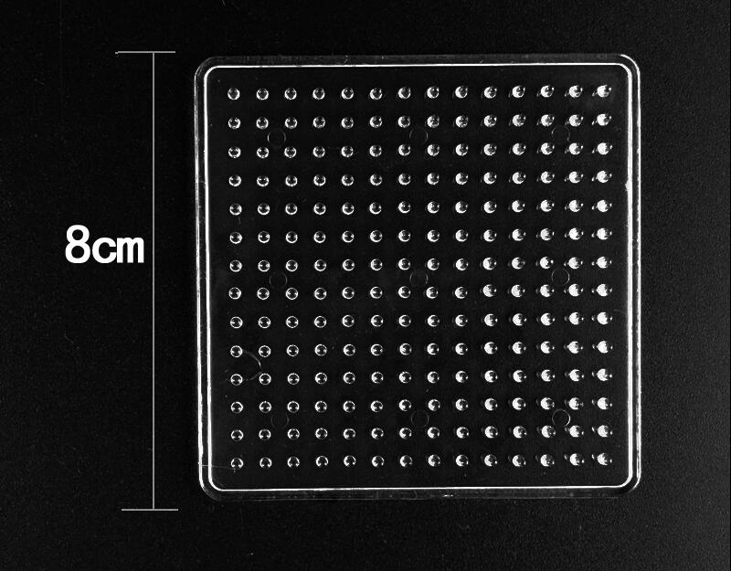 5 millimetri Perline Hama fusibile Perline Per I Bambini Del Mestiere Perline Fusibili Tavole Forate Modelli Di Puzzle FAI DA TE Giocattolo Puzzle Modello: small square