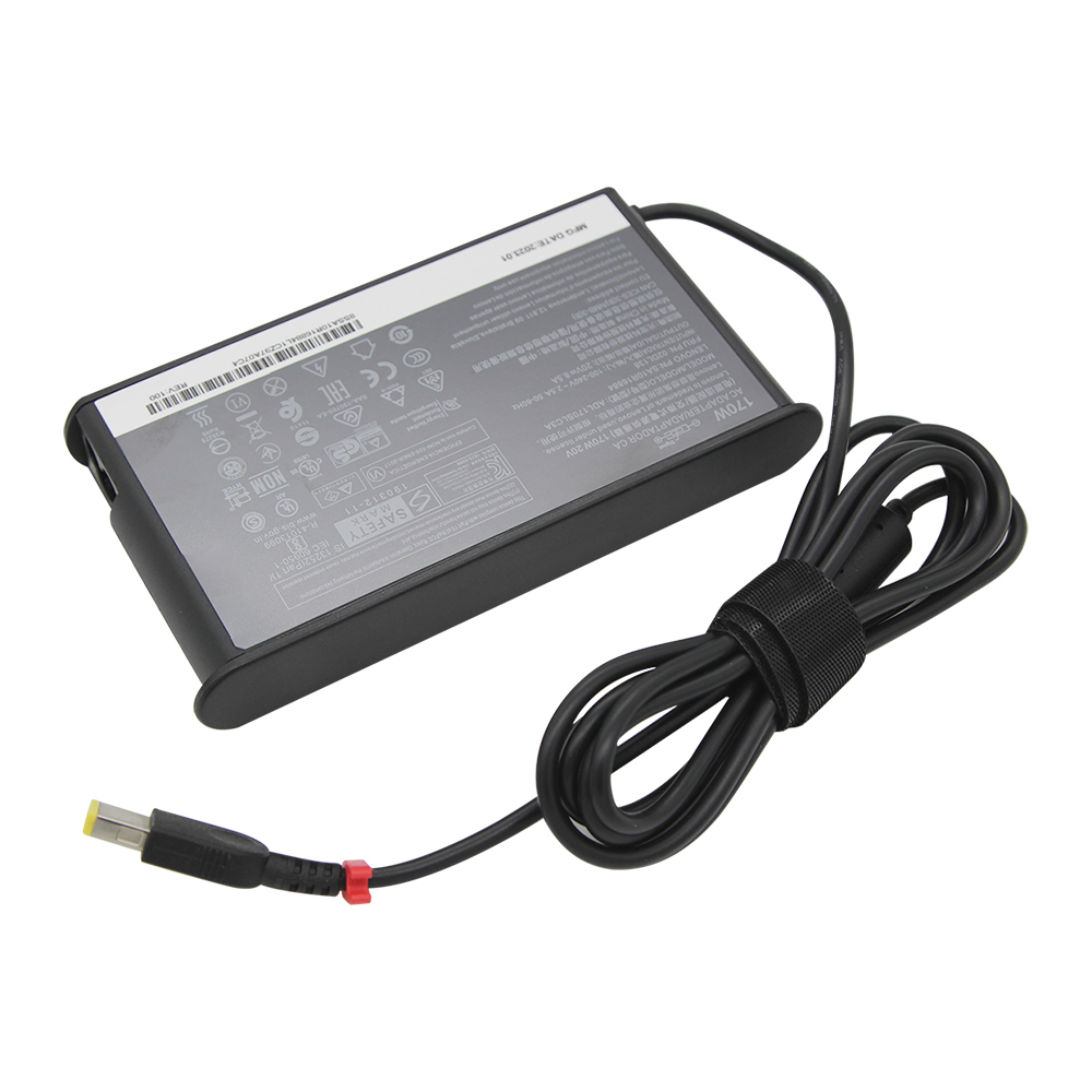 20V 8.5A 170W AC Power Adapter for Lenovo Laptop Charger Legion 5 Y7000P Y720-15 P50 P51 P70 P71 T440p T540p W540 W541 45N0514: black