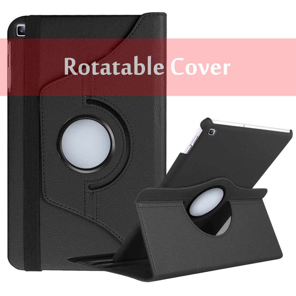 360 Rotating Case for Samsung Galaxy Tab A 10.1 T510 T515 Stand PU Leather Cover for SM-T510 SM-T515 10.1 inch Cover: 2