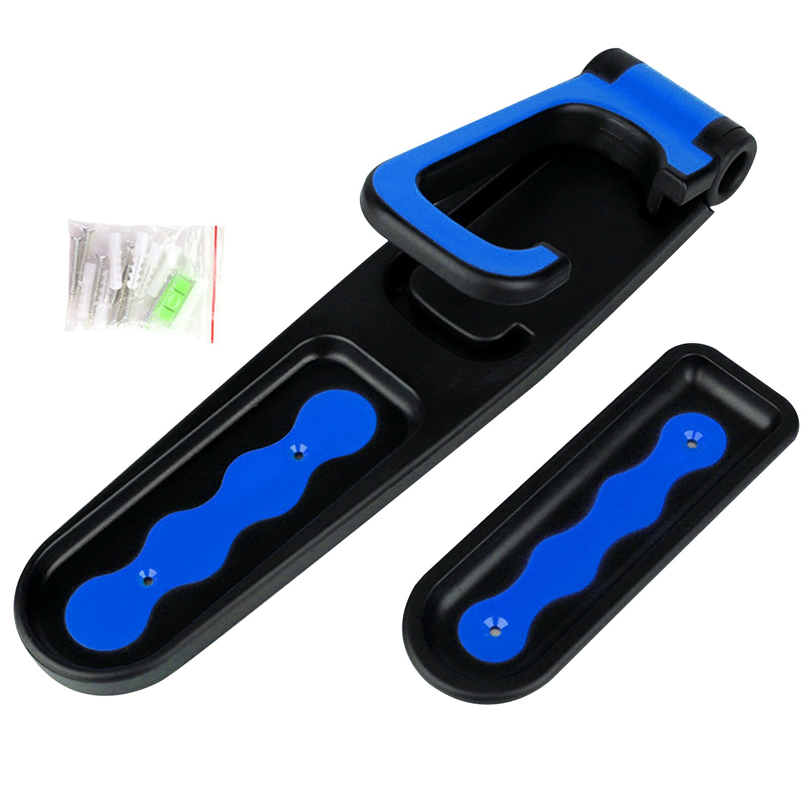 Bike Wall Mount Practical Mountain Bicycle Wall Mounted Storage Rack Hanger Vertical Indoor Storage Bikes Hanger Rack for Garage: Black Blue