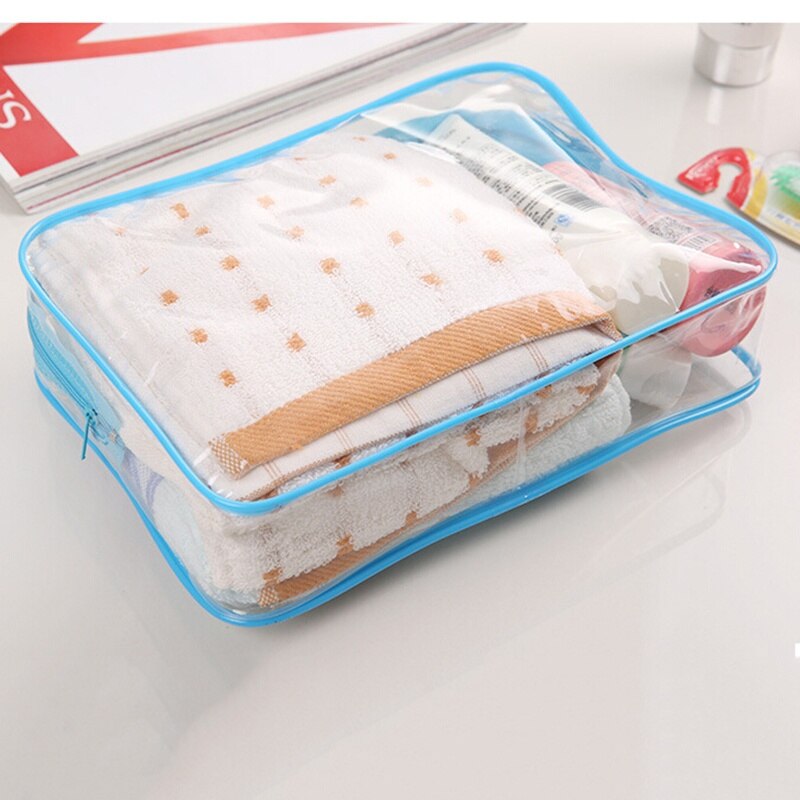 3 Kleuren Make Up Bag Organizer Toilettas Baden Opbergtas vrouwen waterdichte Transparante Bloemen PVC Reizen cosmetische zakken