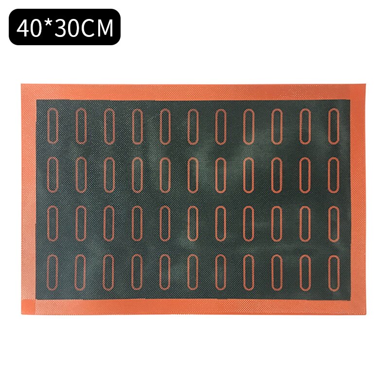 Geperforeerde Siliconen Bakken Mat Non-stick Oven Sheet Liner Bakkerij Gereedschap Gebak Macaron Pad Voor Cookies Keuken Bakvormen Accessoire: C-30x40cm