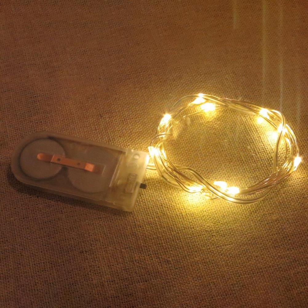 2m LED Strip String Lights Cooper Wire 20LEDs Lights Christmas Wedding Decoration Lights Garden Battery Operated