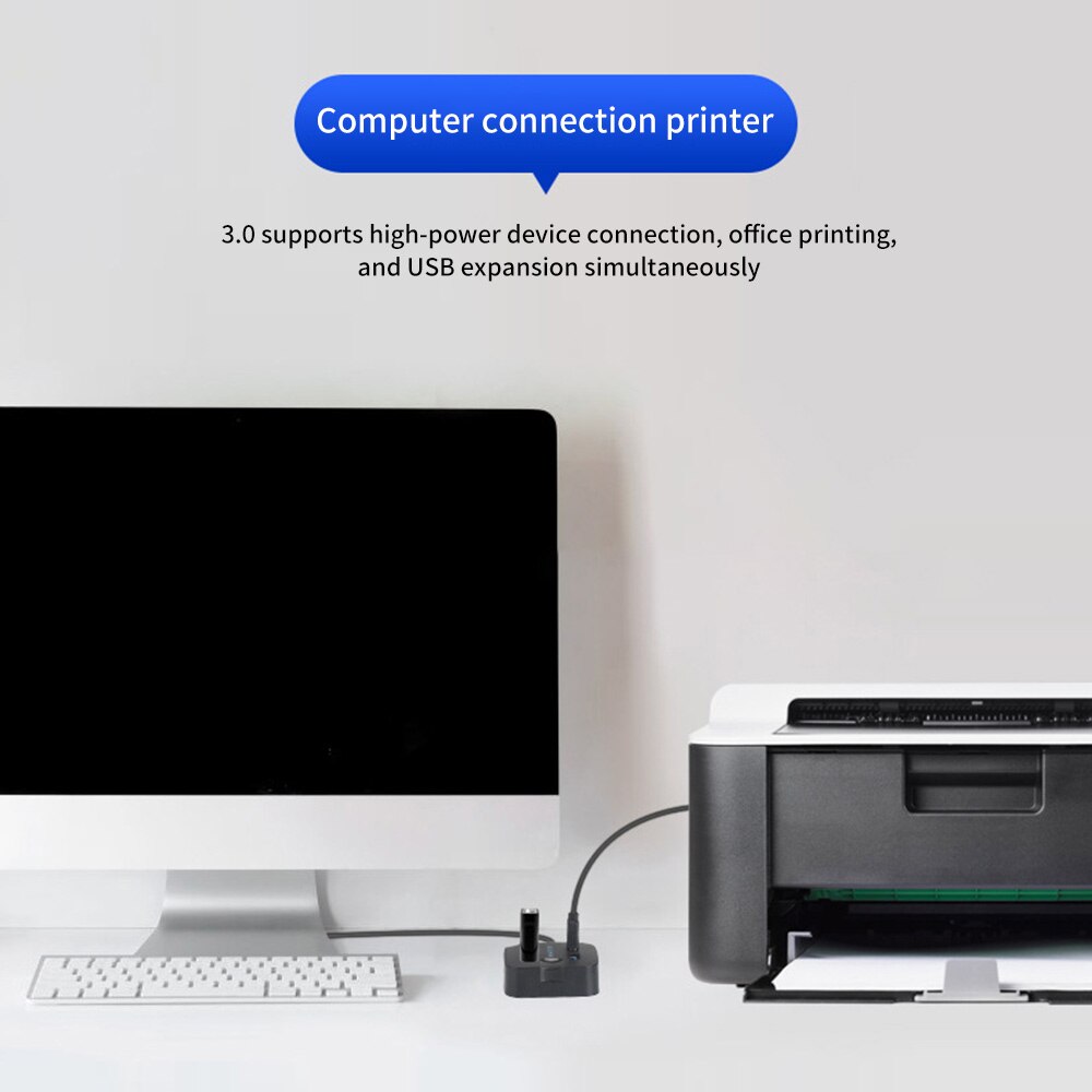 Mini USB Hubs High Speed 4 Ports USB3.0 USB 2.0 HUB Splitter Keyboard Mouse U Disk Mobile Hard Disk Card Reader With Phone Stand