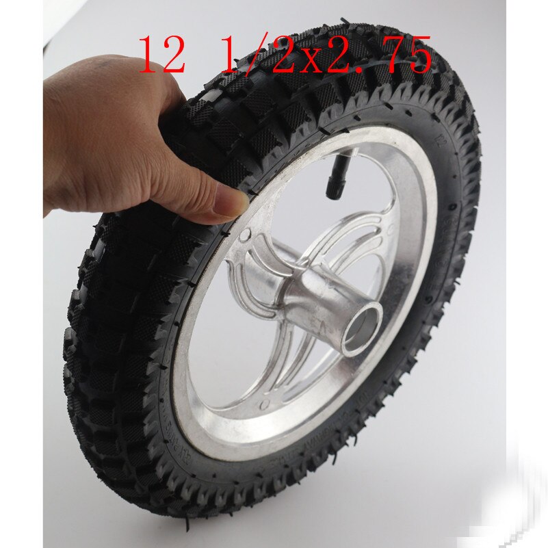 Newest 12 1/2*2.75 wheel 12 1/2 x 2.75 Front and Rear wheel assembly for Razor Dirt Bike Rocket MX350 MX400 Mini Dirtbike