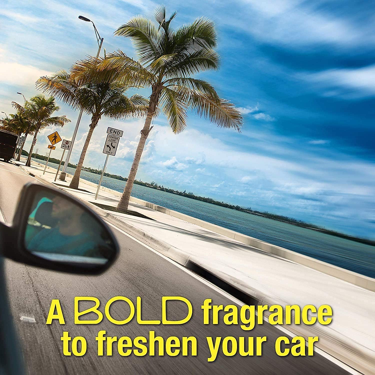 Pack 4 ambientadores de coche Olor a Piruleta de Cereza / Coronado Cherry - CALIFORNIA CAR SCENTS