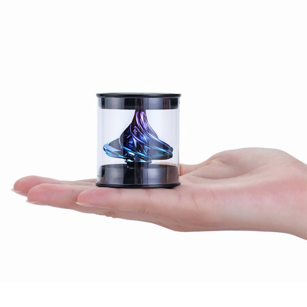 Children Desktop Box Toys Air Aerodynamic Wind Blown Silent Fingertip Flying Toy Fidget Spinner