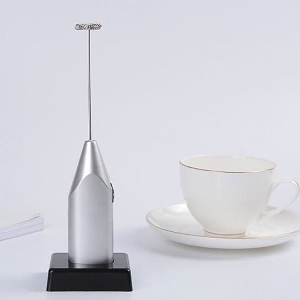 Manuell mini handhållen universal mjölkskummare visp kaffe elektrisk omrörare skummixer