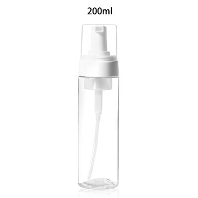 50/100/150/200Ml Schuim Fles Plastic Schuim Pomp Fles Lege Gezicht Wimpers Cosmetische Fles Cleaner zeepdispenser: 200ML