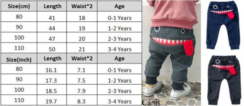 Neue Kleinkind Jungen Mädchen Nette Große Mund Monster- Hosen Kostümich Lange Cototn Kleinkind Karikatur Panty Kleidung