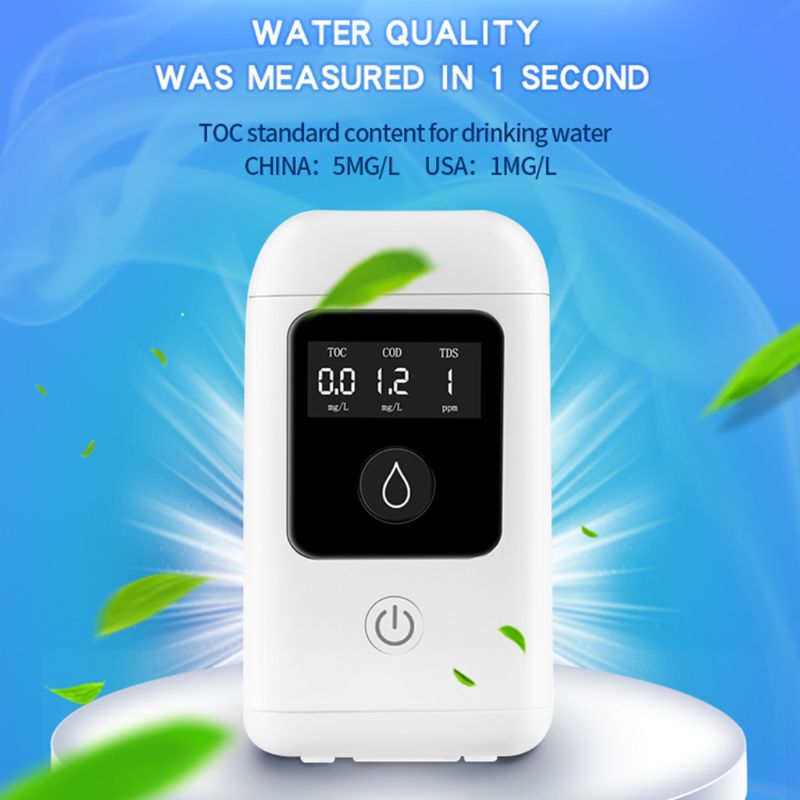 3 In 1 Digital LCD High Accuracy TOC COD TDS Water Purity Tester Meter Household Travel