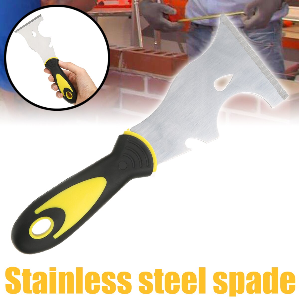 Multi Purpose Glass Window Chisel Scraper Bead Removal Squeegees Stove Dirt Household Cleaning Tools