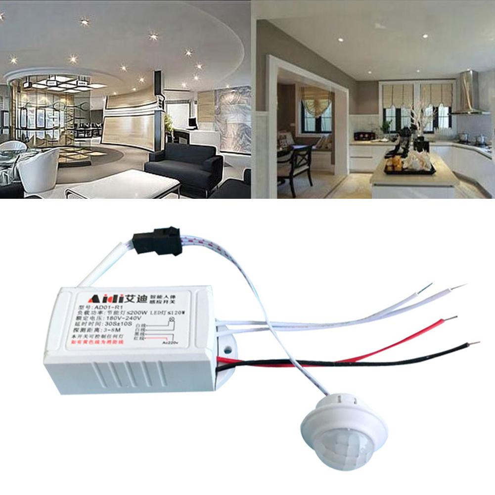 Smart Automatic Photocell Infrared Motion Switch Home Lights Lamp Sensor Control