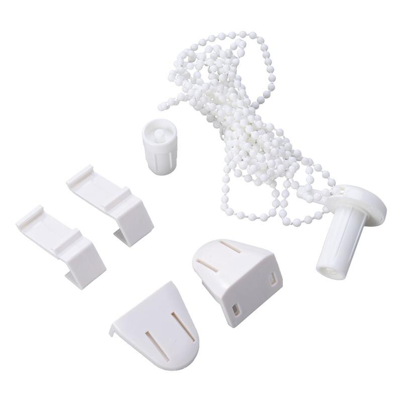 Pvc 17mm zebra rullgardin persienner pärlstav kedjesnöre koppling persienner kopplingar persienner kopplingssats (vit)