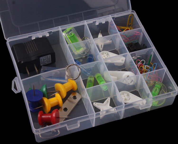 Pp14 Case Transparant Plastic Opbergdoos Sieraden Collectebus Met Gereedschapskist