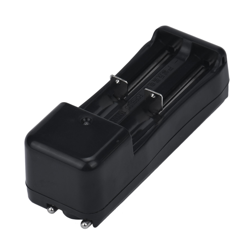 Universal Dual Battery Charger For 18650 16340 26650 Rechargeable 3.7V Li-ion EU Battery Travel independent charging Plug