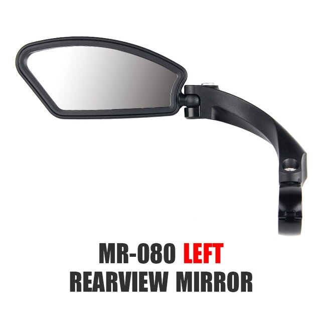 Hafny Fiets Rvs Lens Spiegel Mtb Stuur Side Veiligheid Achteruitkijkspiegel Racefiets Fietsen Flexibele Achteruitkijkspiegel Spiegels: MR080L
