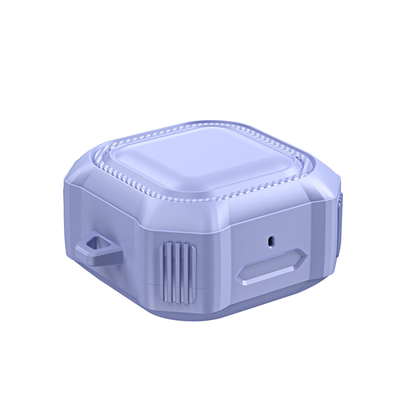 Funda protectora para auriculares Samsung Galaxy Buds 2, carcasa de TPU, Mini auriculares inalámbricos, caja de carga, funda dura: Morado