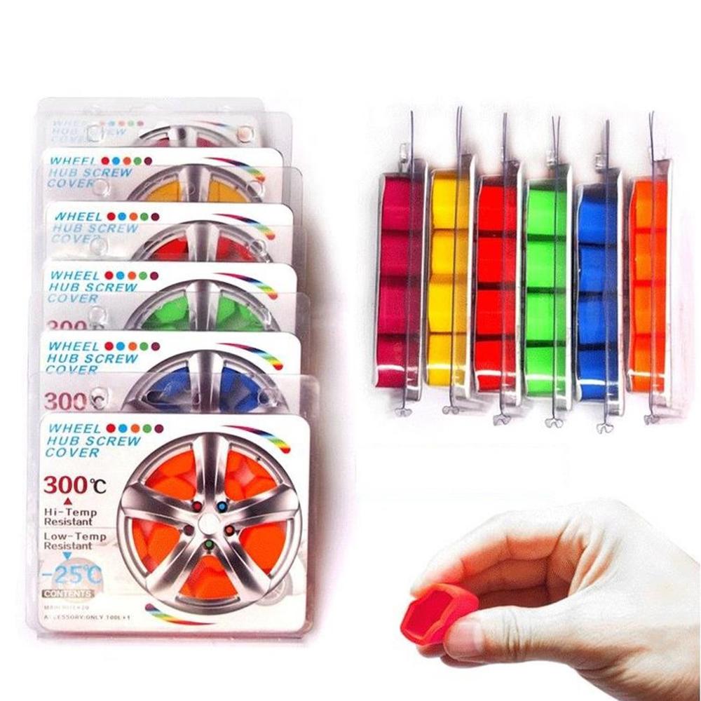 Tyyppi 1 20 kpl yleiskäyttöinen auton pyörän ruuvinsuoja rengasruuvikorkki ympäristönsuojelu silikonisuojus auton rengaskorkki