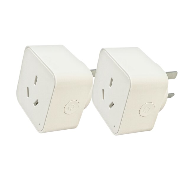 ATHOM Preflashed TASMOTA Australia Smart Plug Works With Home Assitant Electric Consumption Monitoring 16A: Tasmota 2 pcs AU