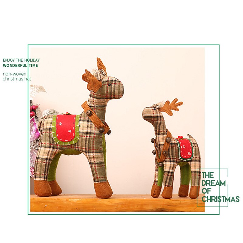 Scottish Style Elk Christmas Small Ornaments Christmas Decorations Old Man Snowman