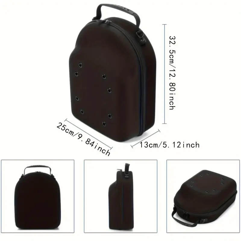 Hat Travel Bag Baseball Cap Case Sport Storage Box Display EVA Carrying Bags Solid Color Unisex Baseball