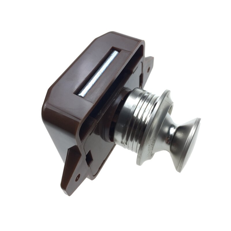 1 Pc Car Push Lock RV Caravan Boat Motor Home Cabinet Drawer Latch Button Locks for Furniture Hardware Accessories
