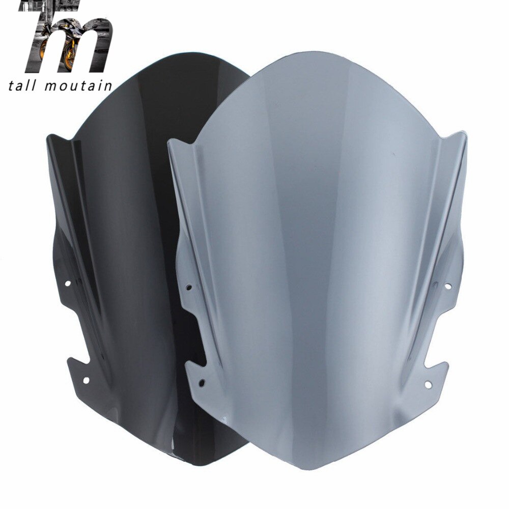 RC125 RC200 RC390 Motorcycle Double Bubble Windscreen Windshield For KTM RC 390 200 125 Smoke