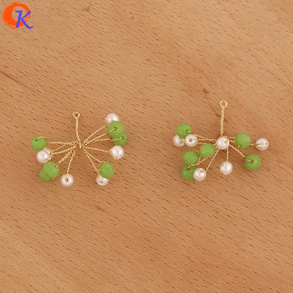 Hartelijke 20Pcs 23*25MM Sieraden Accessoires/DIY/Sieraden Maken/Hand Gemaakt/Bloem vorm/Zaad Kraal Charms/Oorbel Bevindingen