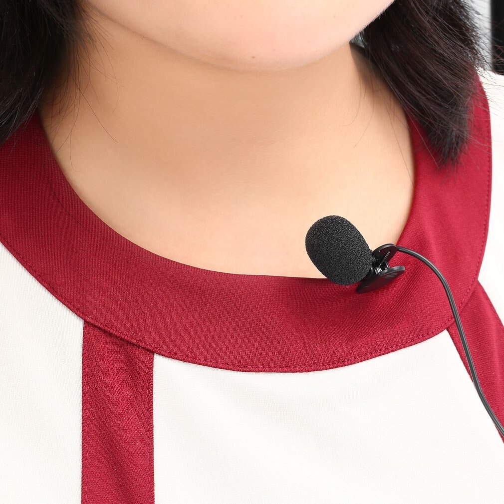 Mini micrófono portátil para estudio, voz en casa, vídeo, Vlog, Youtuber, con Clip, para Notebook de escritorio, claridad Superior, voz, 3,5mm