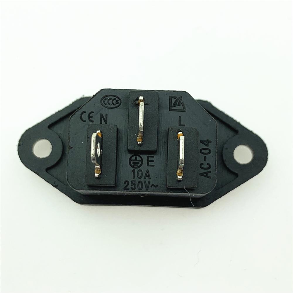 Conector de enchufe de alimentación DC 005/022B, cabeza macho y hembra, asiento 5,5-2,1/2,5/3,5 MM, agujero redondo