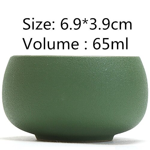 Zen thé maître tasse poterie noire tasse à thé colorée style japonais tasse Arhat personnel unique pinming tasse: D