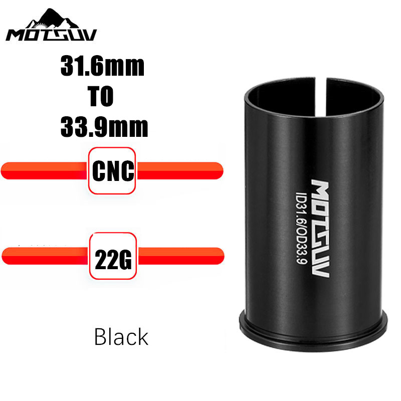 MOTSUV Fahrrad Sattelstütze Adapter Legierung Hülse Konvertieren Sattelstütze Rohr Konvertierung Adapter 25,4 27,2 28,6 30,4 30,8 31,6 33,9 34,9mm: Marine Blau