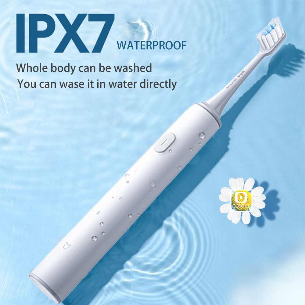 Xiaomi Toothbrush T300 MIJIA Electric Toothbrush Sonic Tooth Brush Heads Mi Smart USB Rechargeable Waterproof Ultrasonic