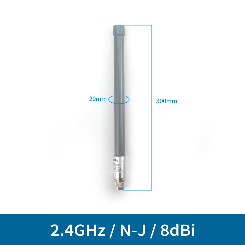 Wifi Antenne 2.4GHz Outdoor N-J Interface High Gain 8dBi TX2400-BLG-30 Lange Bereik Waterdichte Router