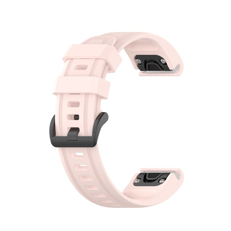 Dla Garmin Fenix 7s 6S 5S Watchband 20mm pasek do bransoletki dla Fenix 6s Pro 5s Plus opaska silikonowa szybka wymiana opaska na nadgarstek: Light pink