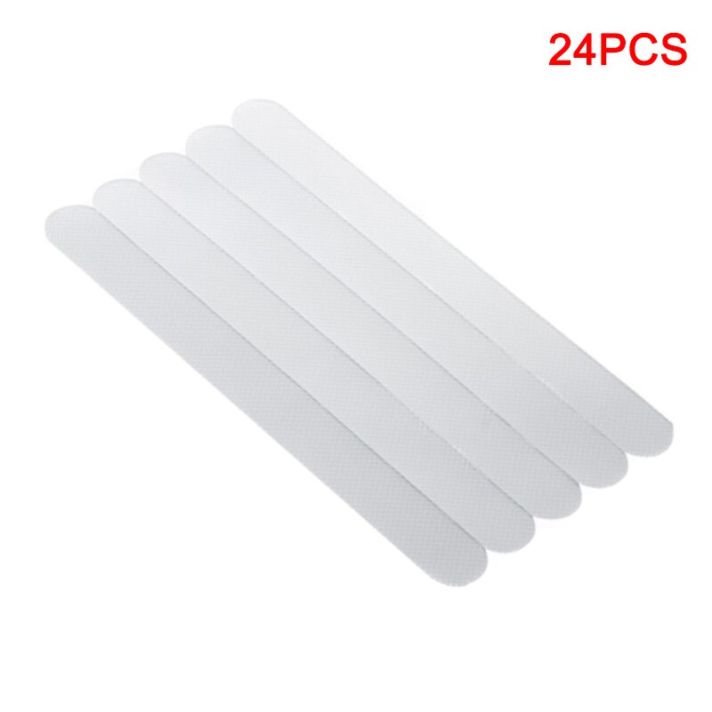 Bathroom Anti Slip Bath Grip Stickers Shower Strips Pad Flooring Safety Tape Mat for Bathroom K888: 24pcs