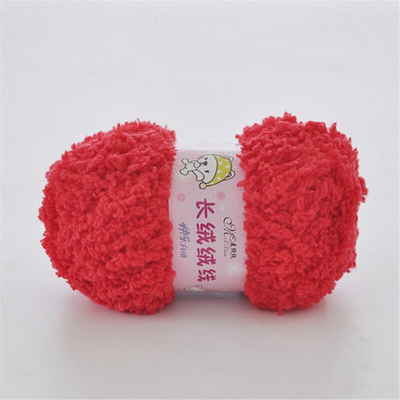 Soft Smooth Baby Wool Yarn Knitting Velvet Yarn Thick Fiber Cotton Crochet Yarn Hand Knitting Cashmere Yarn Thread: 671929