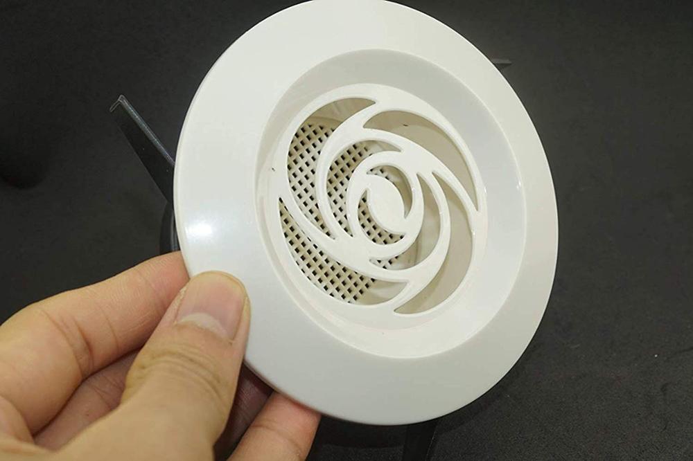 75mm odpowietrznik/kratka/dyfuzor kanał/kratka wentylacyjna odpowietrznik sufitowy rejestr dyfuzor deflektor powietrzny robić ogrzewania kanałowego, G