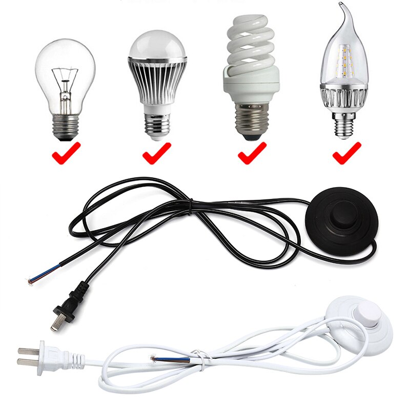 Câble d'alimentation 1.8 avec interrupteur et variateur, 317 m, pour luminaire, idéal pour un lampadaire