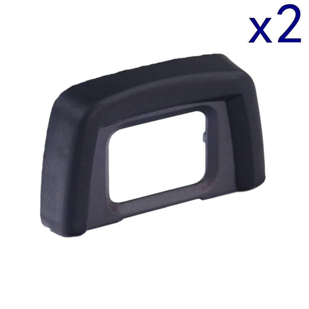 2 Pcs Voor Nikon Zoeker DK-24 Oculair Oogschelp Oogschelp Rubbe D5000 D5100 D3000 D3100 Camera