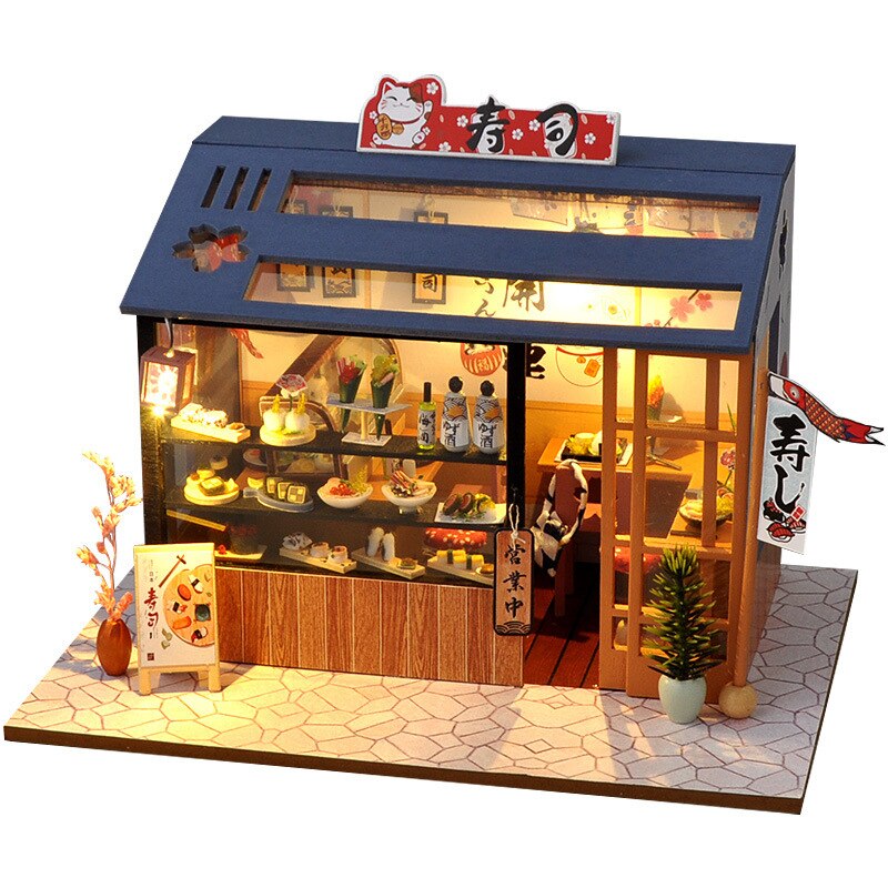 Diy Doll House Street Trend Shop Series Nail Shop Hair Salon Beauty Shop Boys And Girls Birthday Valentine&#39;s Day