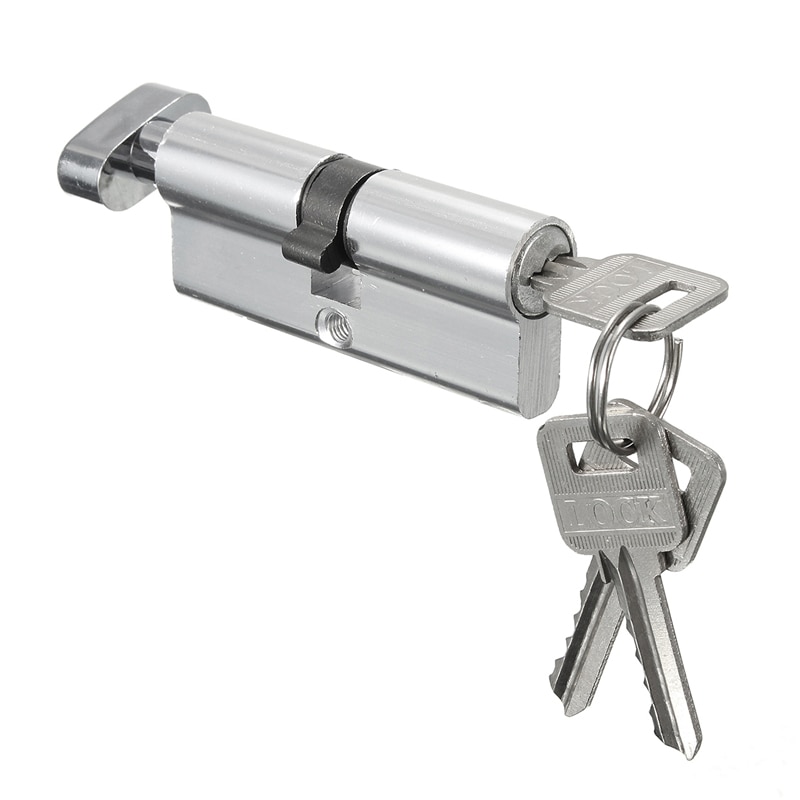 Deur Cilinder Bevooroordeeld Lock Beveiliging Aluminium Open Slot Cilinder Anti-Diefstal Entree Deurslot Cilinder Met Sleutels