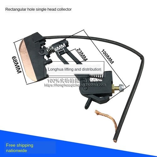 Seamless Slide Wire Collector Driving 3 Pole Collector Three-Pole Four-Pole 60A Crane Slip Line Collector: 9