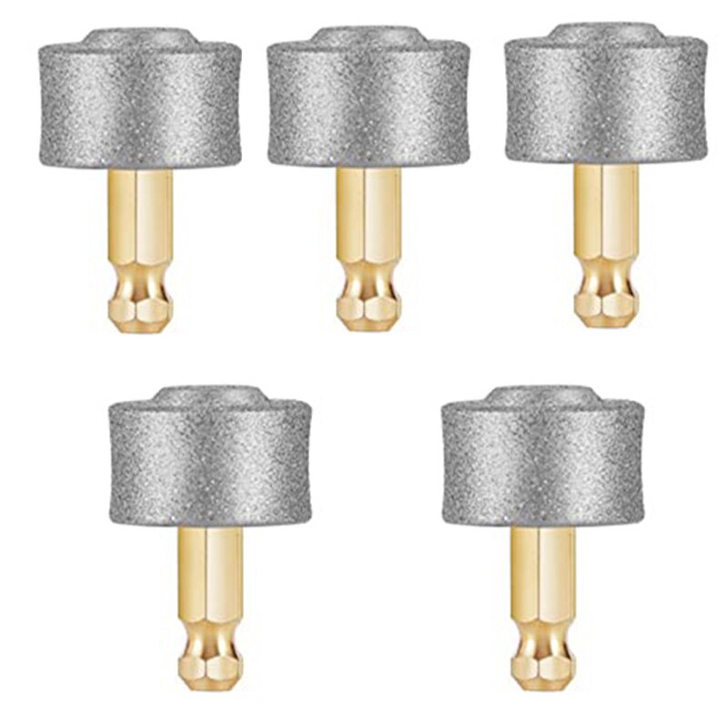3/5Stck Hunde elektrisch Nagel Poliermaschine Rad Ersatz schleifend Kopf Haustier Nagel Schleifer Kopf Trimmer Haarschneidemaschine Haustier Pfoten Körperpflege: 5Stck Kopf